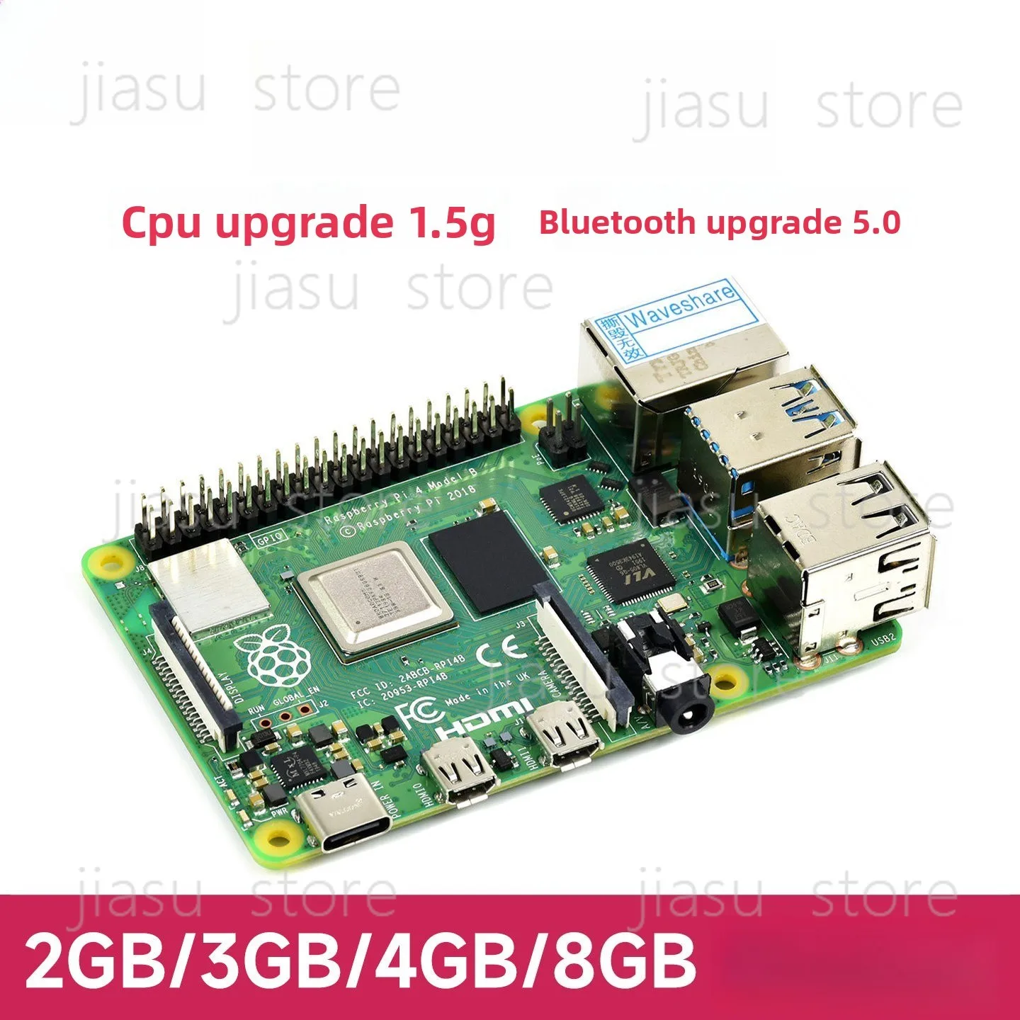 Raspberry Pi 4 8Gb Ram Kit - 라즈베리 파이 4 모델 B SBC와