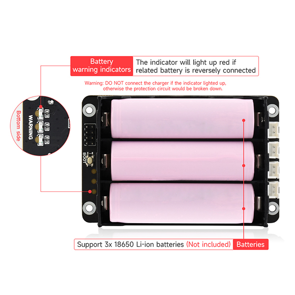라즈베리 파이 5 UPS HAT 지지대 18650 리튬 - Raspberry Pi Uninterrupted Power Supply Ups 18650 리뷰 및 가격