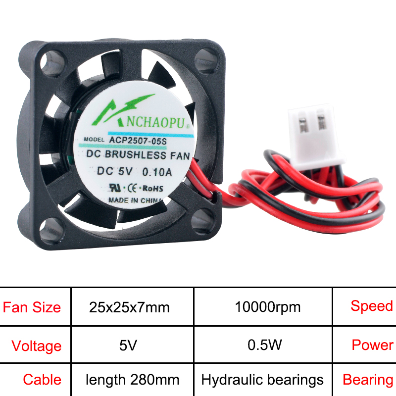 ANCHAOPU 초박형 냉각 선풍기, 프린터 전원 공급 - Raspberry Pi Water Cooling Kit 리뷰 및 가격